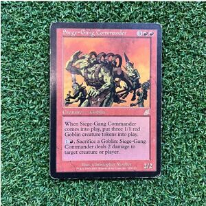 MTG Siege-Gang Commander Scourge 103/143 Goblin Rare Magic The Gathering MP